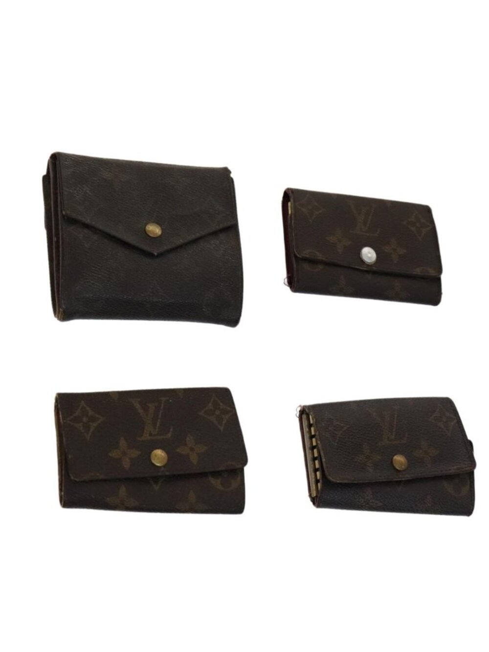 LOUIS VUITTON Monogram Key Case Wallet 4 Set
